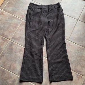 Black and light grey pinstripes dress pants